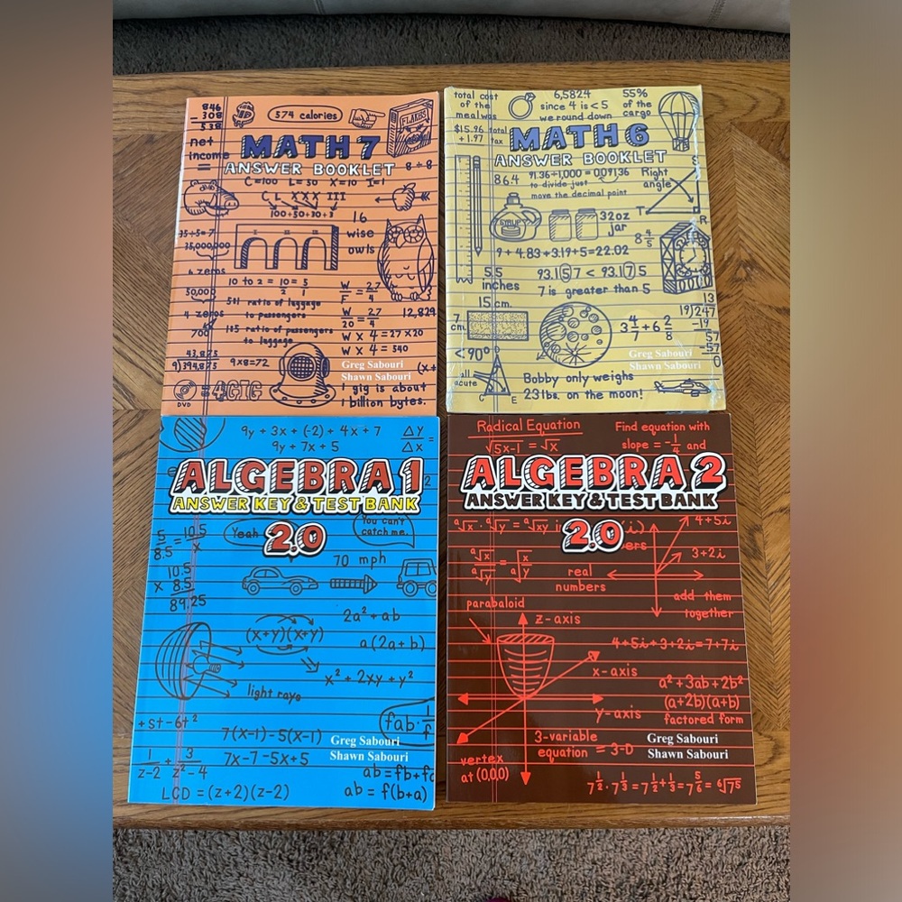 Teaching Textbooks Answer Key Math 6 7 Algebra 1 Algebra 2